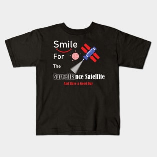 surveillance satellite Kids T-Shirt